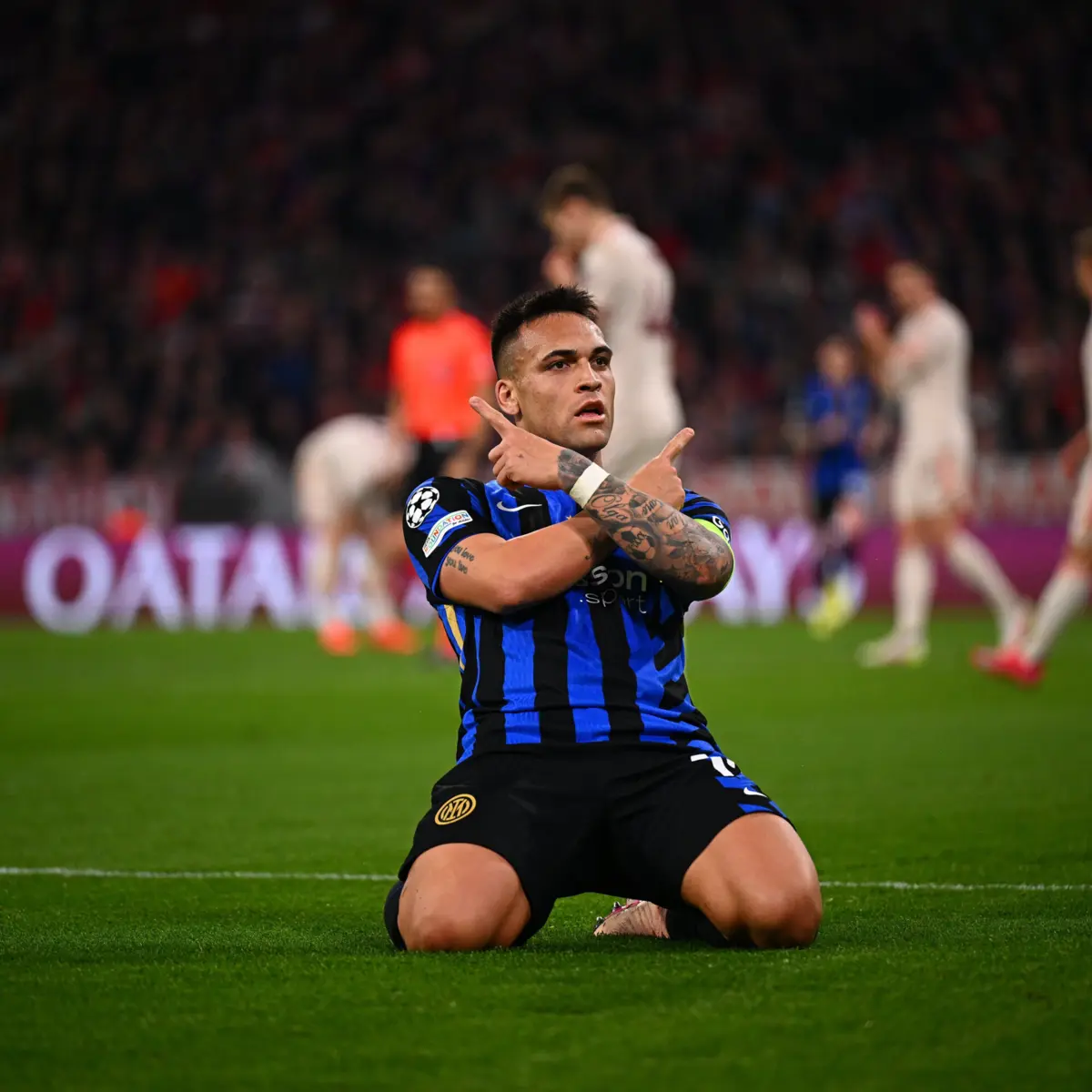 Imagem de contexto do artigo Passe de calcanhar e golaço de trivela: Inter sai na frente em Munique