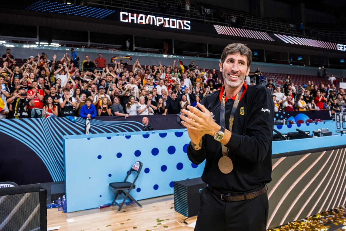 Imagem de contexto do artigo Treinador da Alemanha hospitalizado após ganhar o Eurobasket