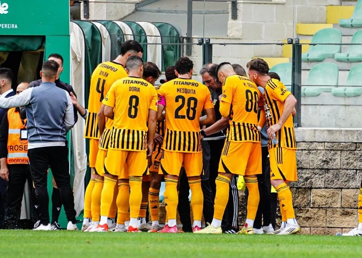 Imagem de contexto do artigo Lusitânia de Lourosa vai receber Vizela no estádio do Famalicão