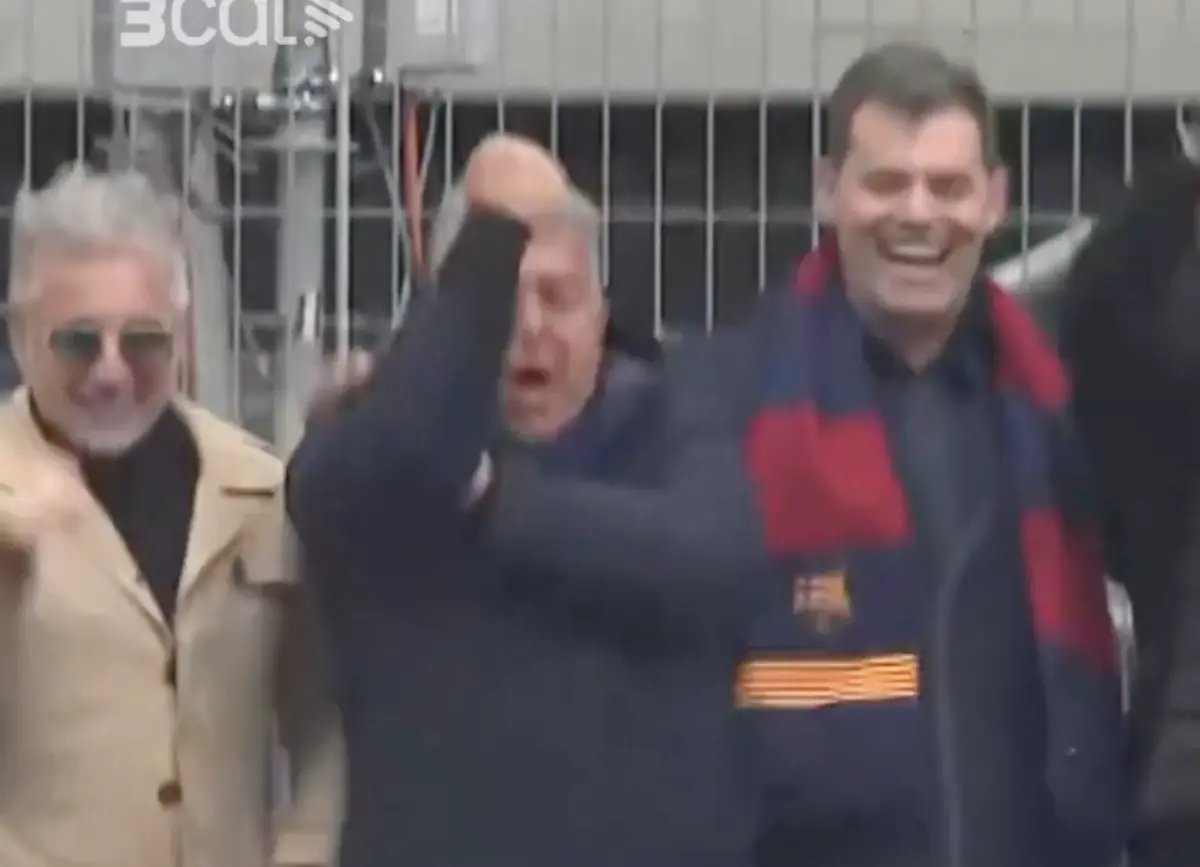 Imagem de contexto do artigo O gesto de Joan Laporta durante o Barcelona-Villarreal que está a dar que falar