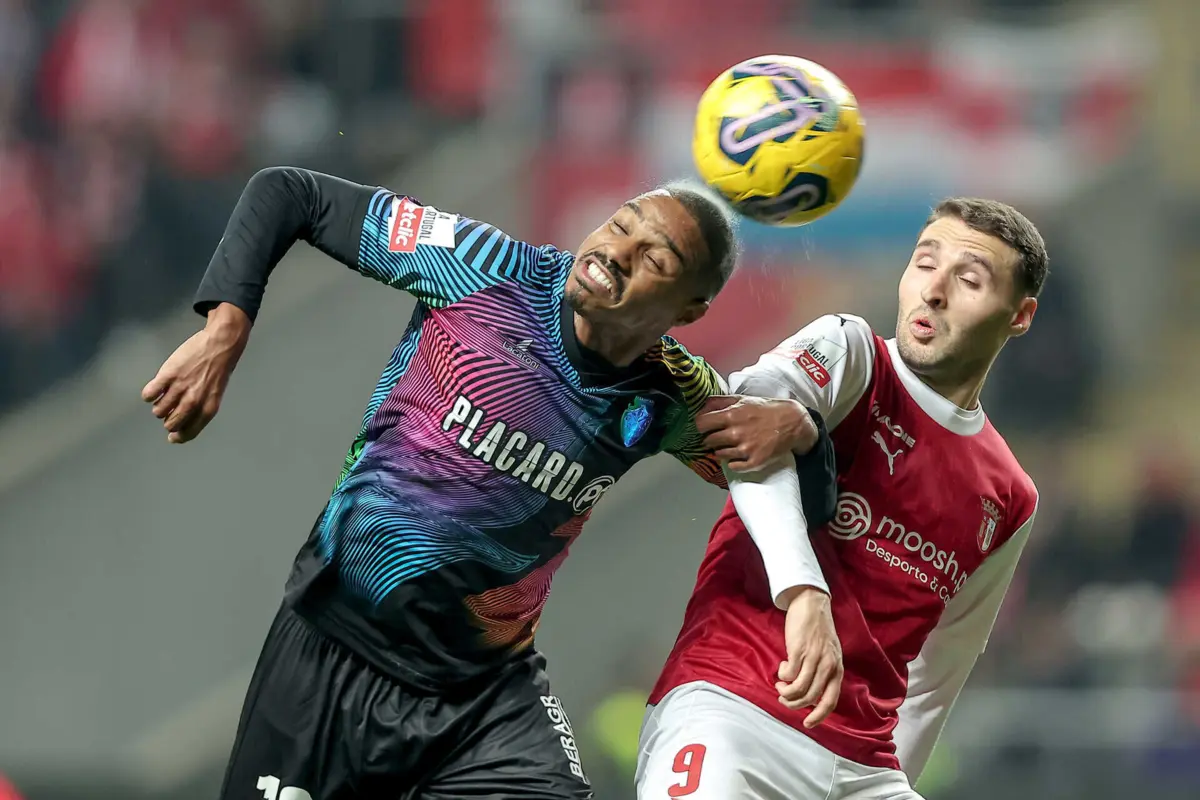 Abel Ruiz marcou o golo do Braga (créditos: Miguel Pereira/Global Imagens)