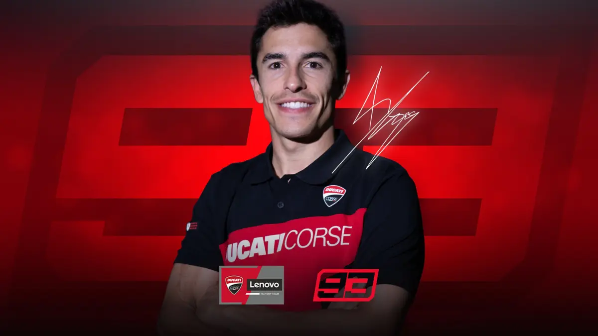 Imagem de contexto do artigo Marc Márquez na Ducati: "Estou verdadeiramente feliz"