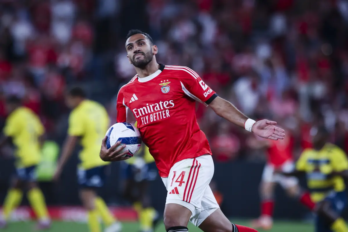 Pavlidis marcou dois golos no Benfica-Gil Vicente