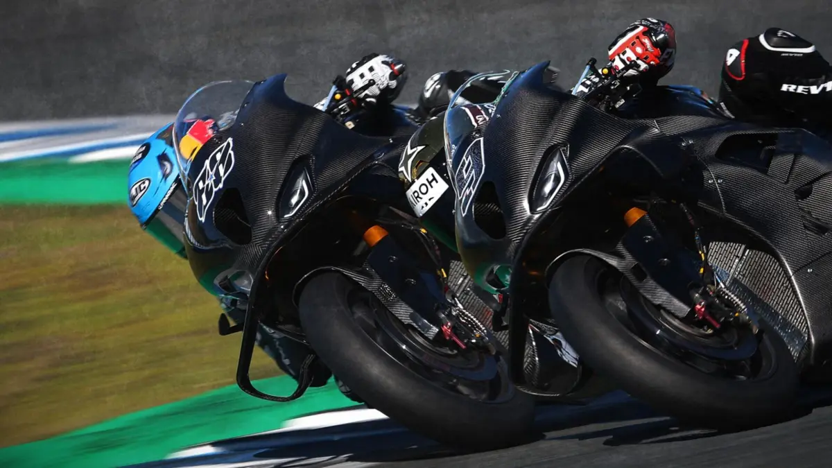Miguel Oliveira e Danilo Petrucci, pilotos da BMW