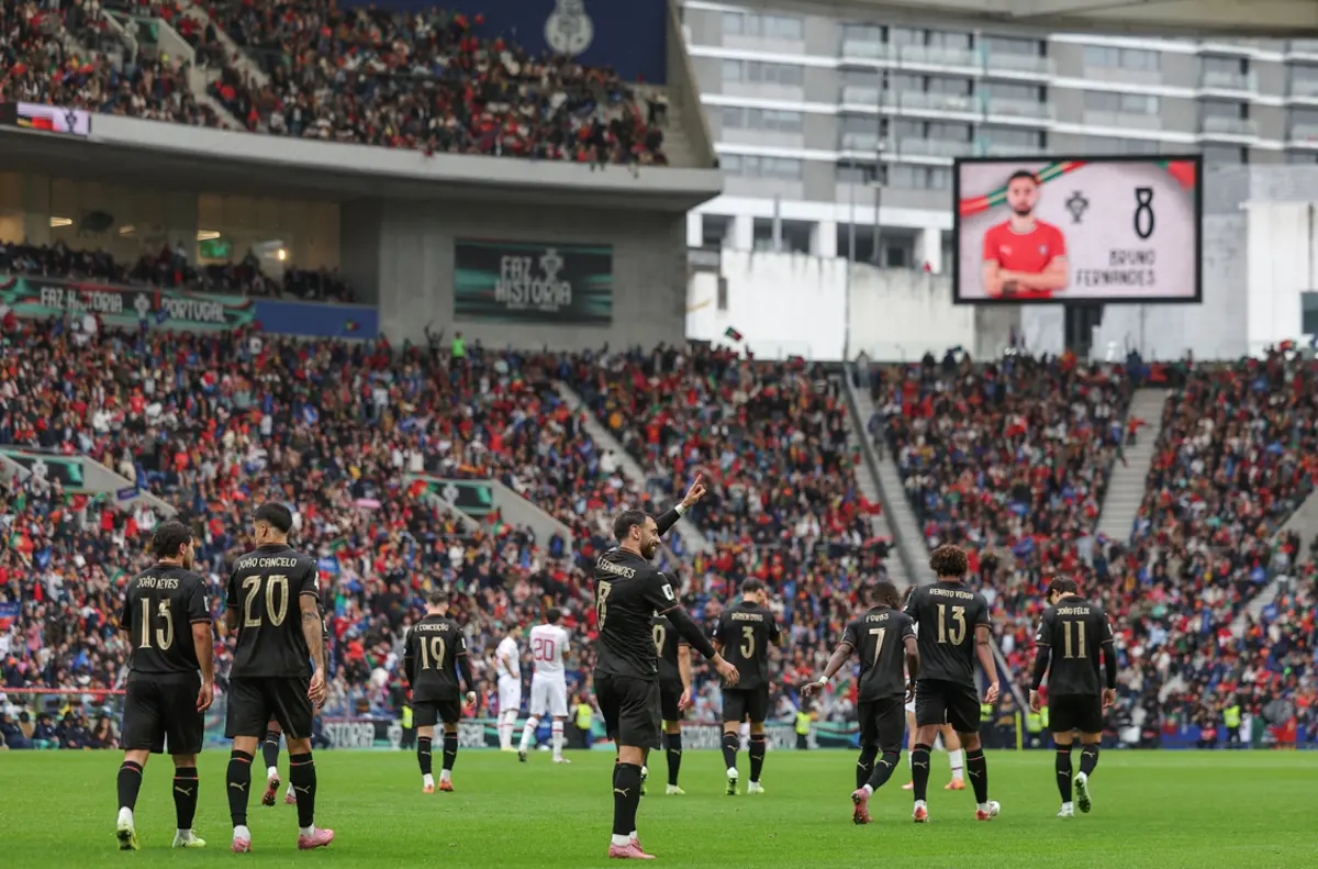 Bruno Fernandes fez um "hat-trick"