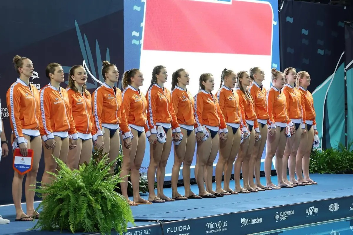 A seleção feminina de polo aquático dos Países Baixos