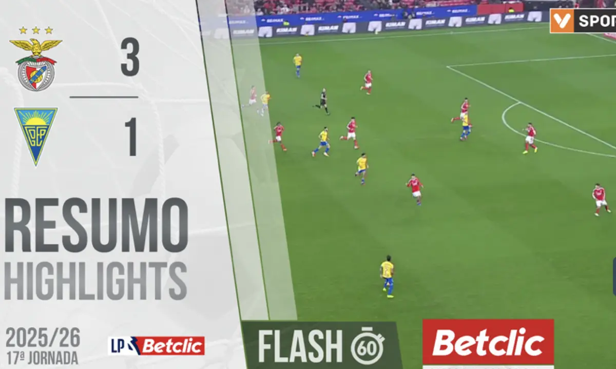 Imagem de contexto do artigo A vitória do Benfica sobre o Estoril para ver neste resumo