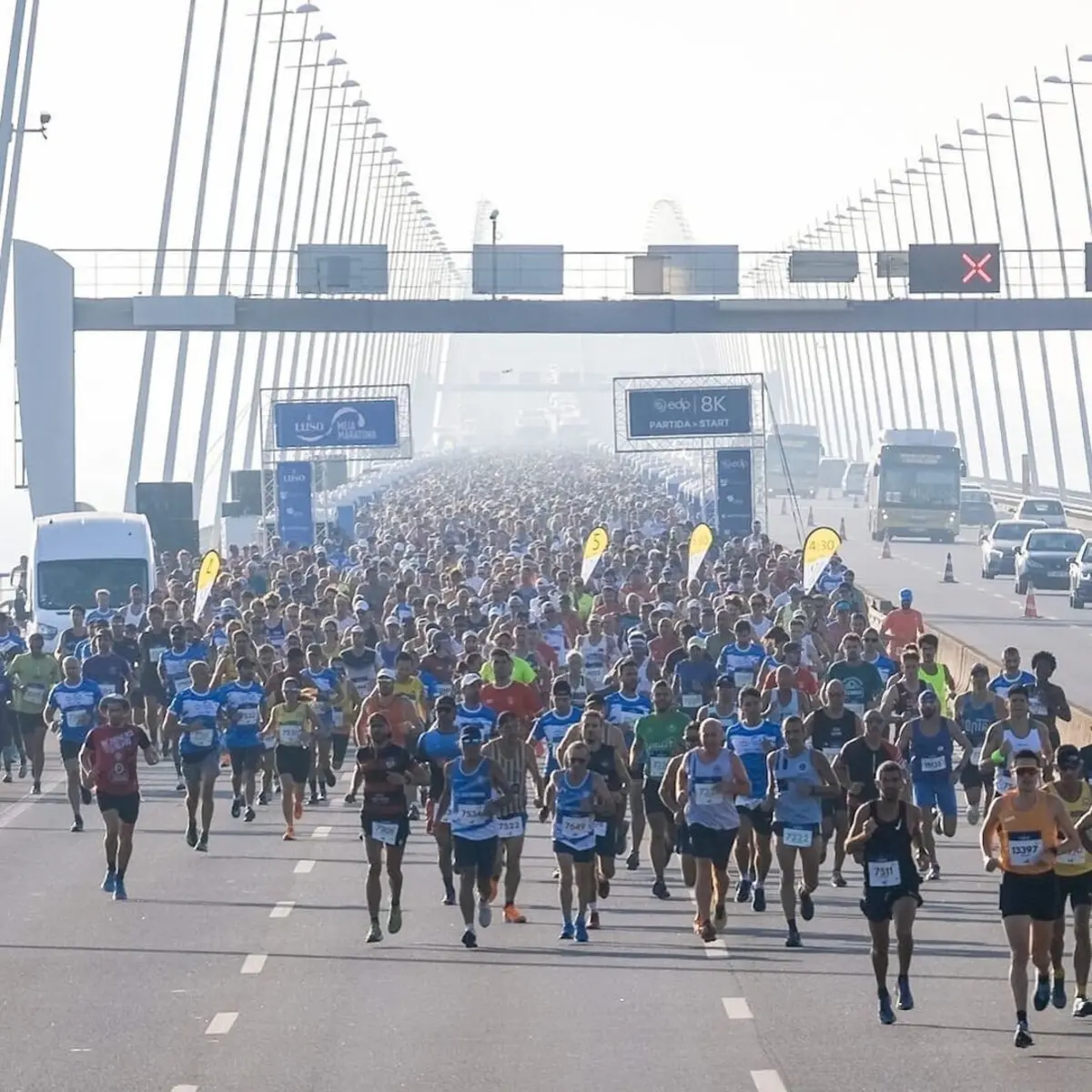 Reprodução/ Instagram EDP Maratona de Lisboa
