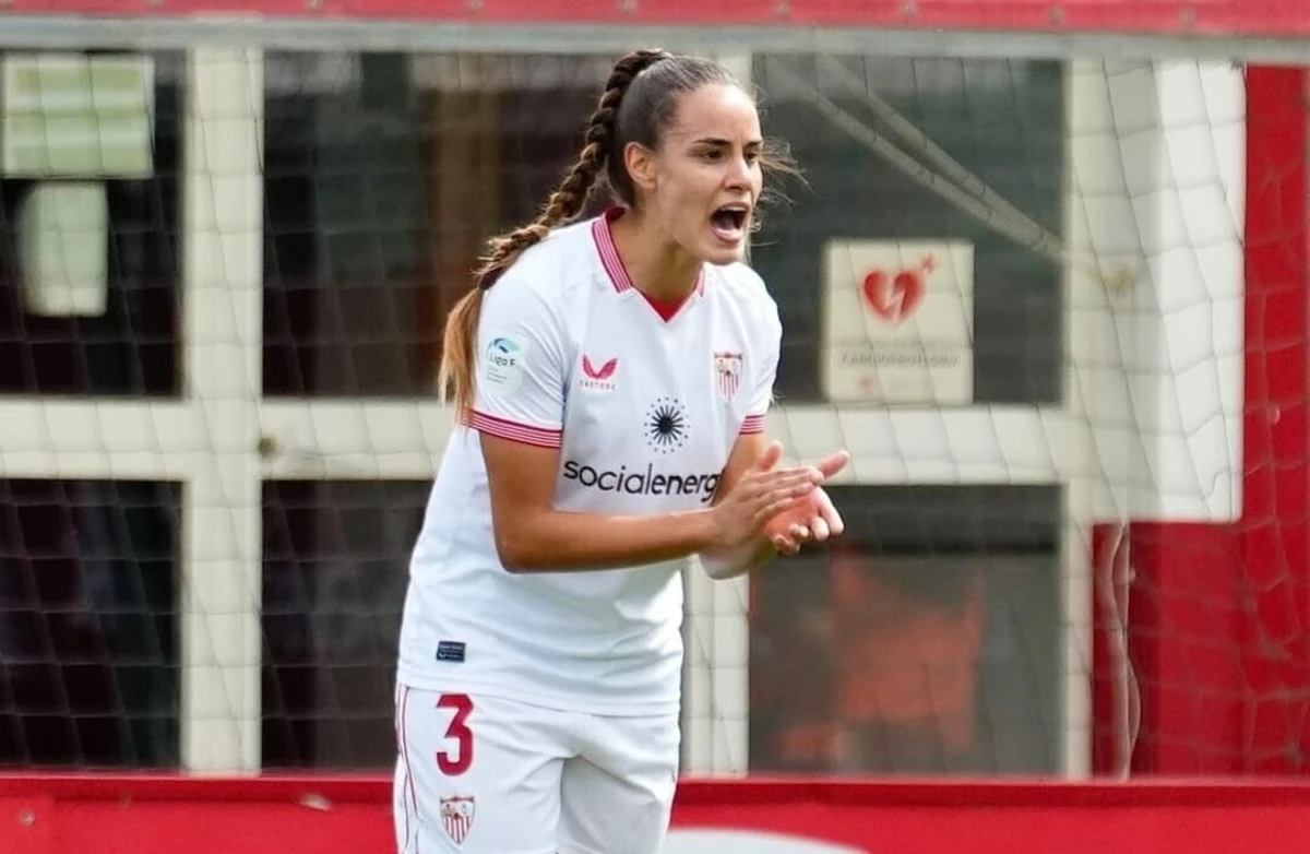 Imagem de contexto do artigo Internacional portuguesa Diana Gomes estreia-se a marcar pelo Sevilha