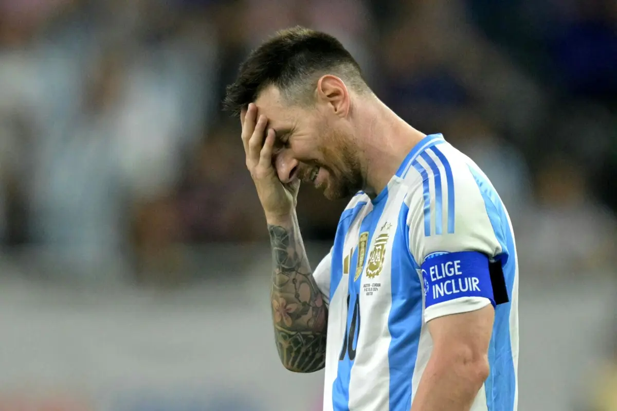 Messi, jogador da Argentina