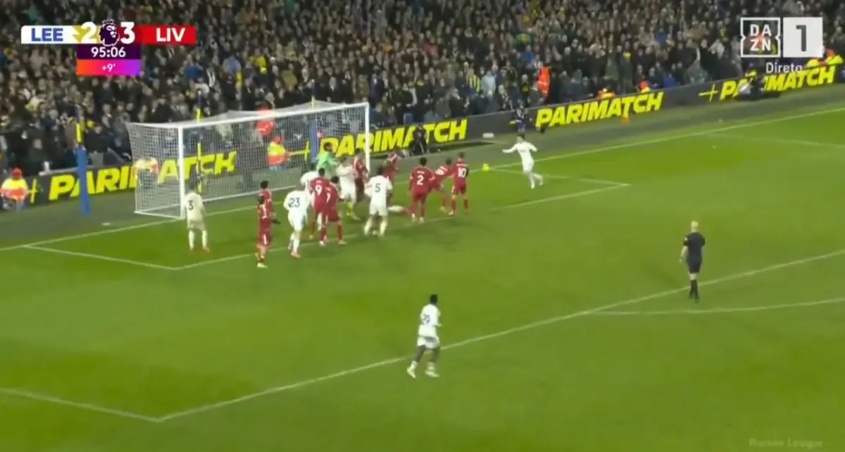 Imagem de contexto do artigo Leeds faz empate aos 90'+6' e Liverpool volta a tropeçar. Ora veja