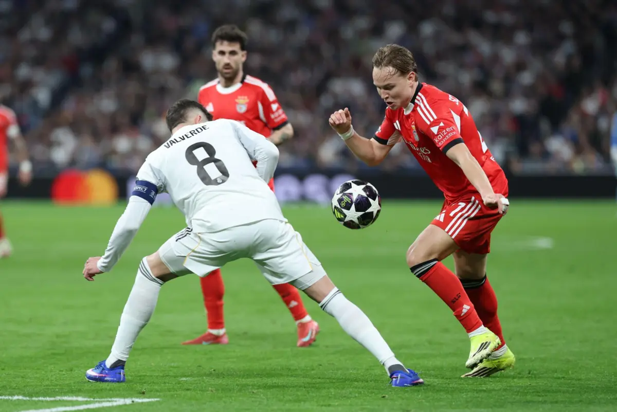 Real Madrid venceu o Benfica em casa por 2-1