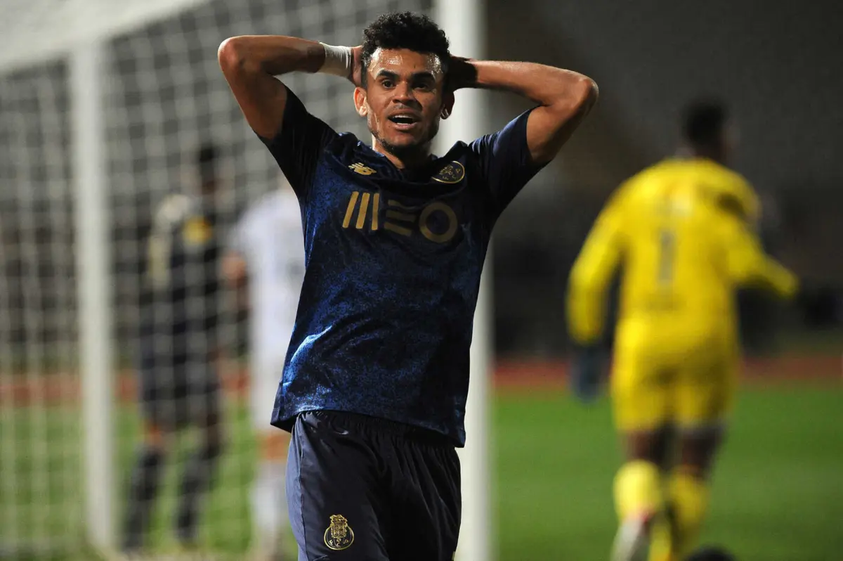 Luis Díaz com a camisola do FC Porto