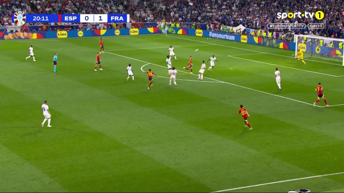 Imagem de contexto do artigo Espanha-França: golaço de Lamine Yamal empata a partida. Ora veja