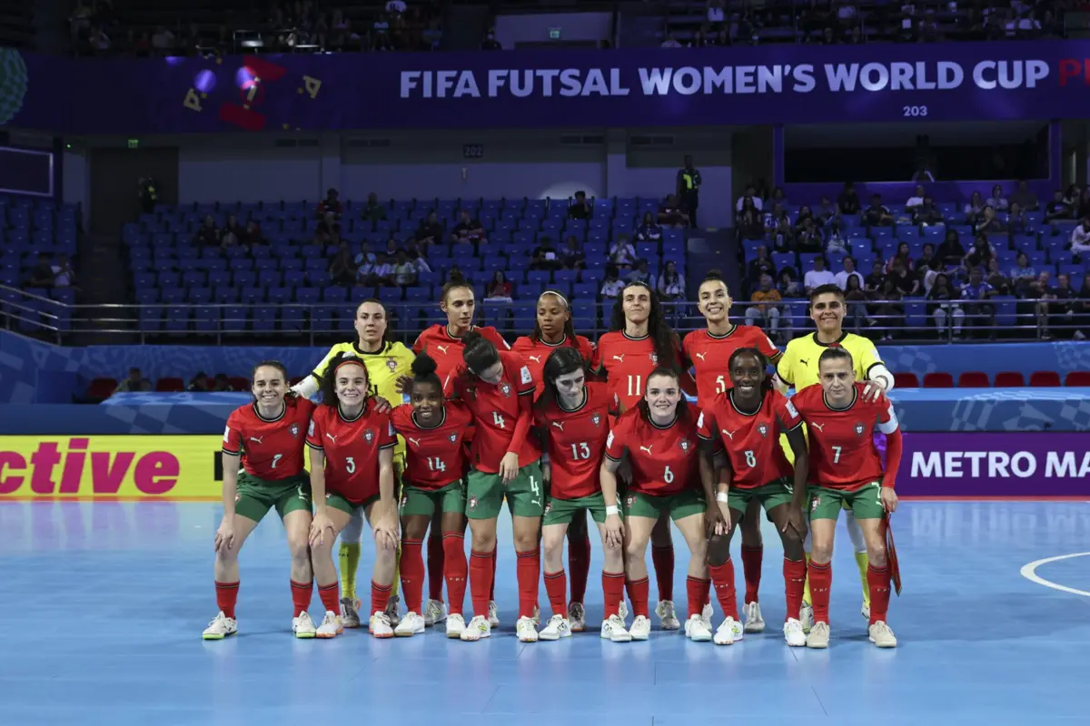 Imagem de contexto do artigo "É um jogo que ficará para sempre na história do futsal feminino português"