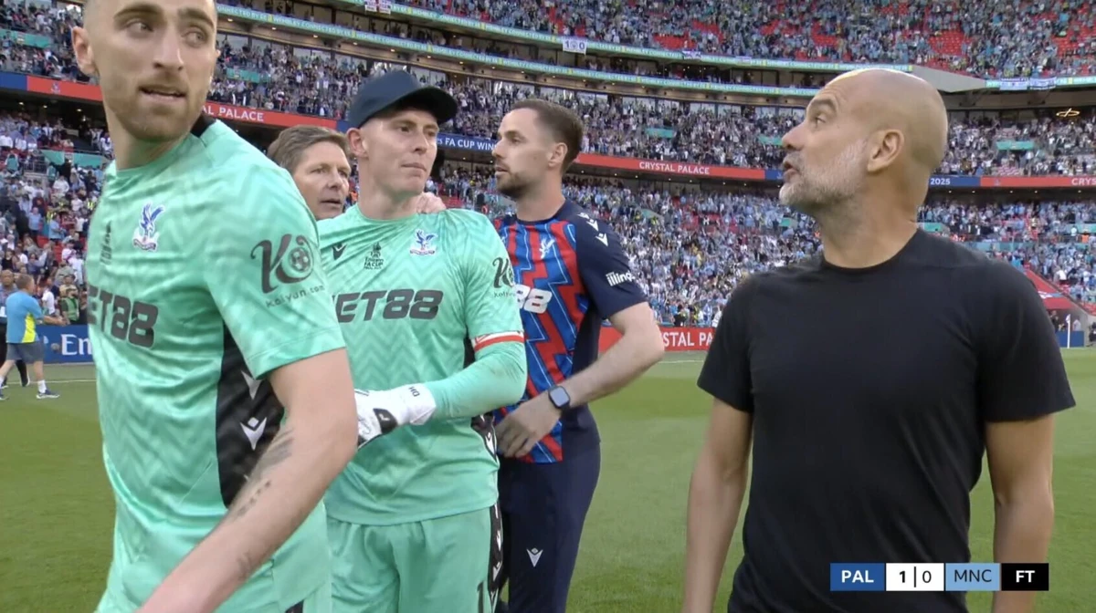 Imagem de contexto do artigo Guardiola reclama com guarda-redes do Crystal Palace: "Não é justo"