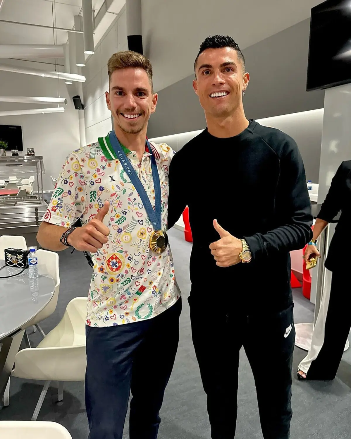 Imagem de contexto do artigo Rui Oliveira esteve com Ronaldo: "Uma pessoa cuja história de sacrifícios sempre foi uma inspiração para mim"