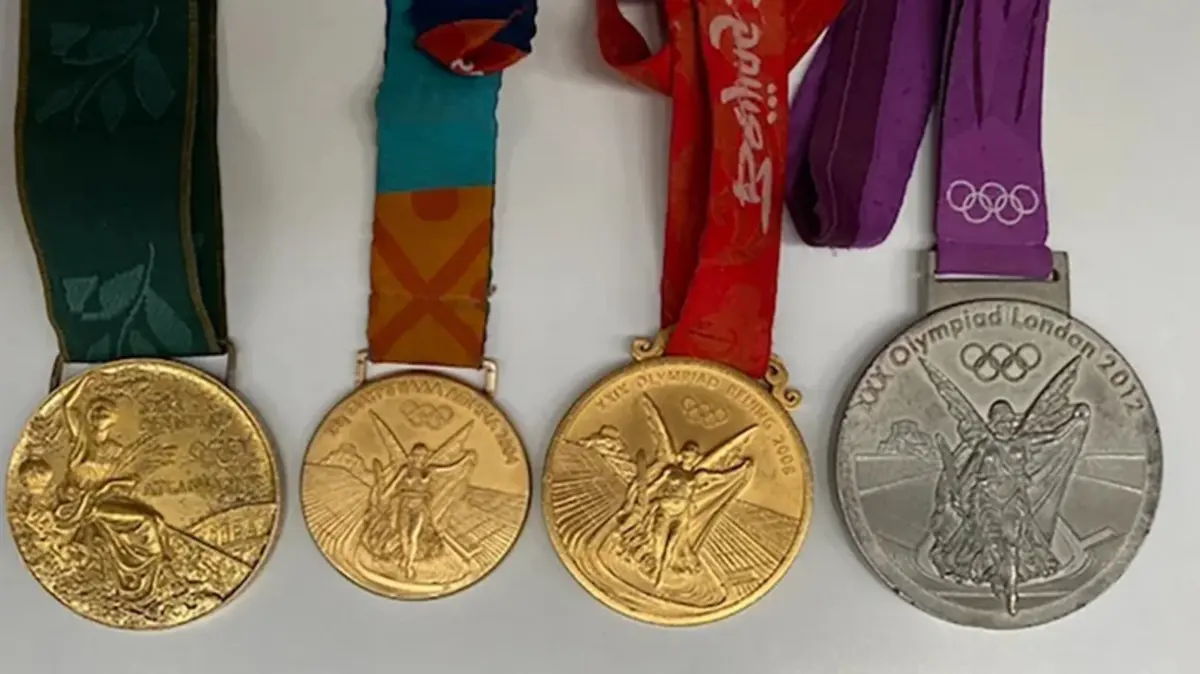 Polícia australiana mostrou imagem das medalhas