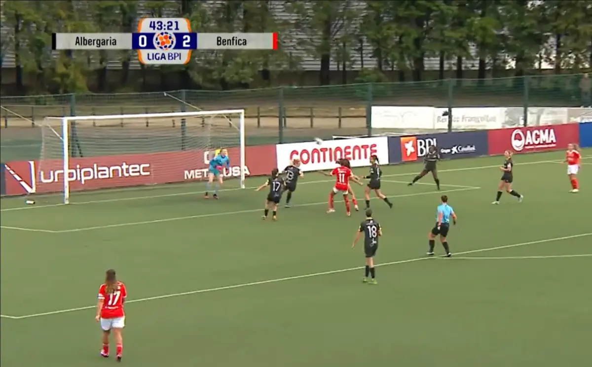 Imagem de contexto do artigo O que é isto, Kika Nazareth? Veja o golo "à escorpião" que irá correr mundo