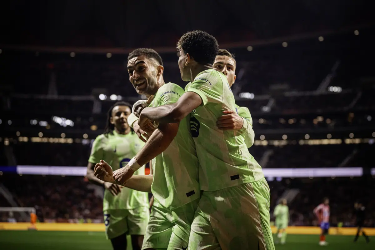 Festa de Ferran Torres (créditos: Barcelona)