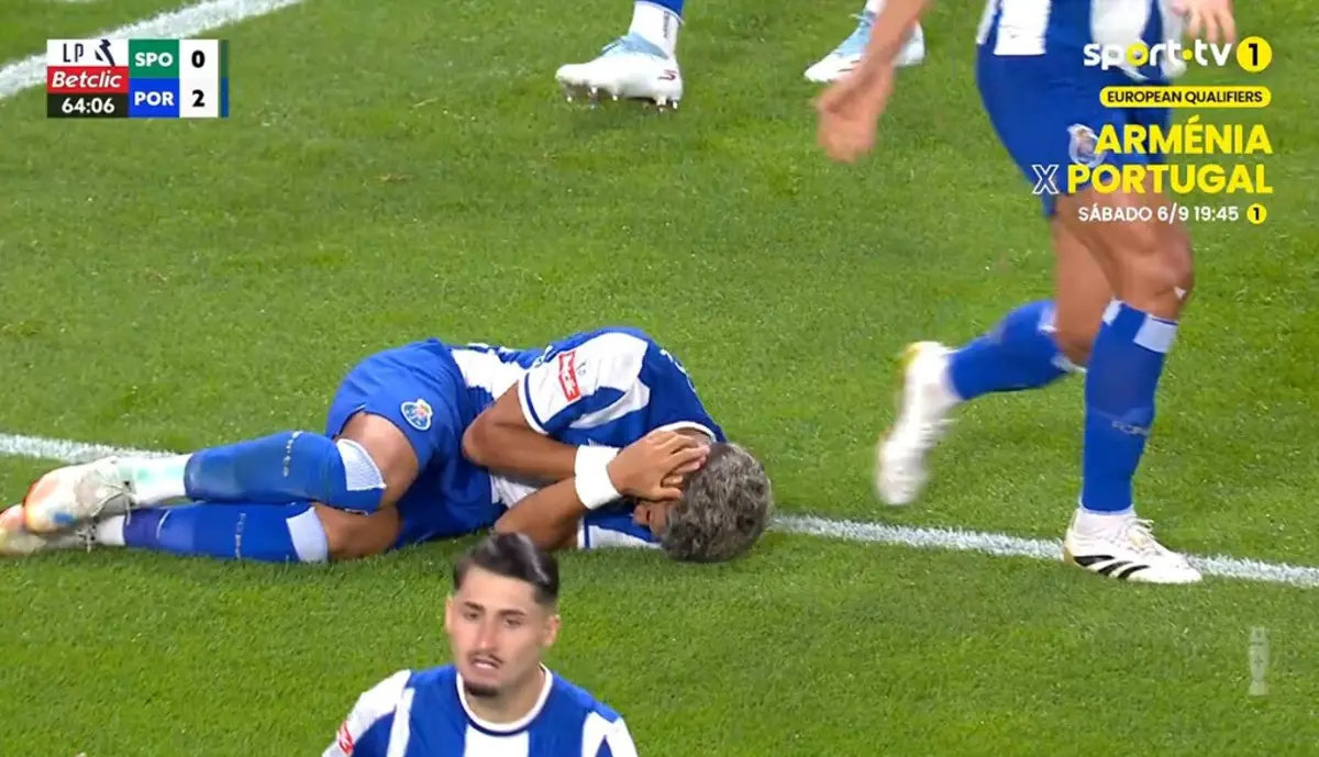 Imagem de contexto do artigo William Gomes marca golo espetacular e aumenta vantagem do FC Porto em Alvalade