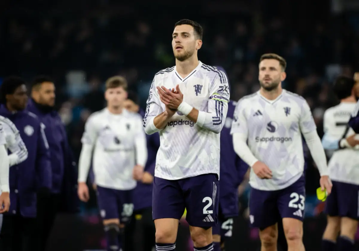 Imagem de contexto do artigo Dalot foi capitão do United pela primeira vez: "Lembro-me quando cheguei..."