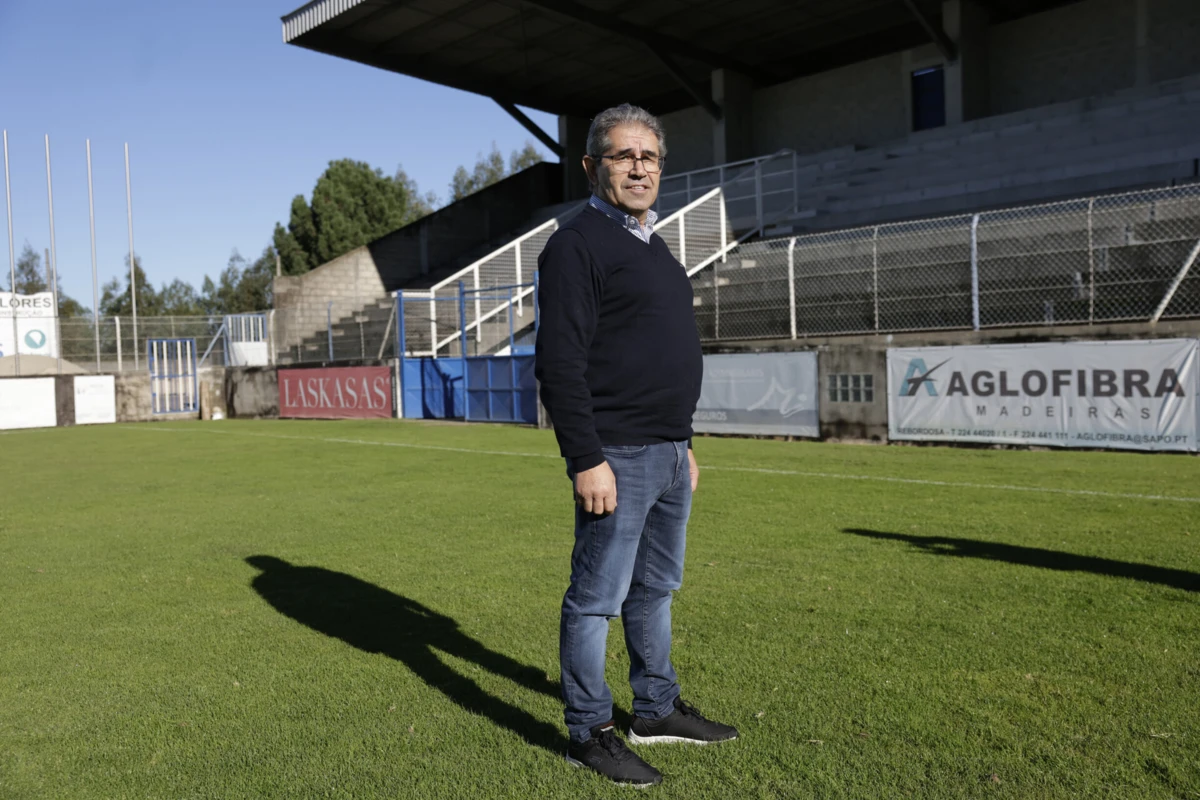 Joaquim Barbosa, presidente do Rebordosa (Créditos: Pedro Correia/Global Imagens)