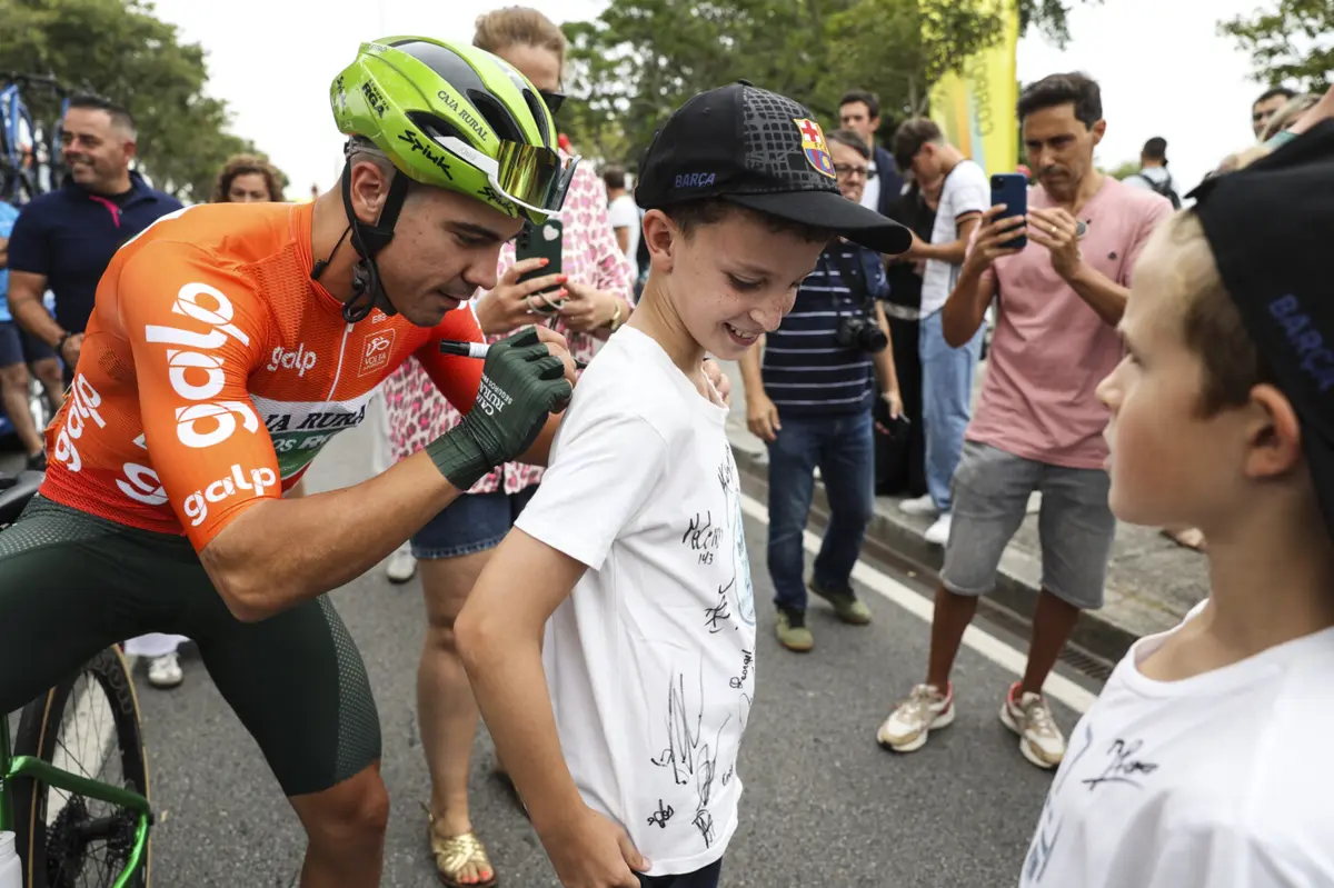 Imagem de contexto do artigo Iúri Leitão na Volta a Portugal: "Vou ficar de coração cheio"