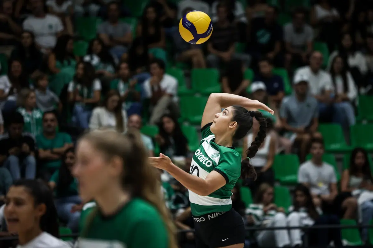 Thuany Bardin, aqui ao serviço do Sporting, na época 2023/24 (Créditos: Sporting CP)