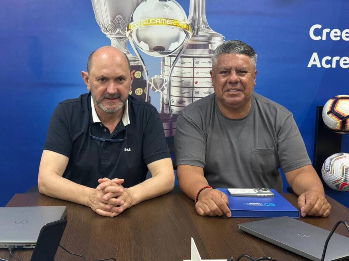 Presidentes das federações de Espanha e Argentina, Rafael Louzán e Claudio Tapia