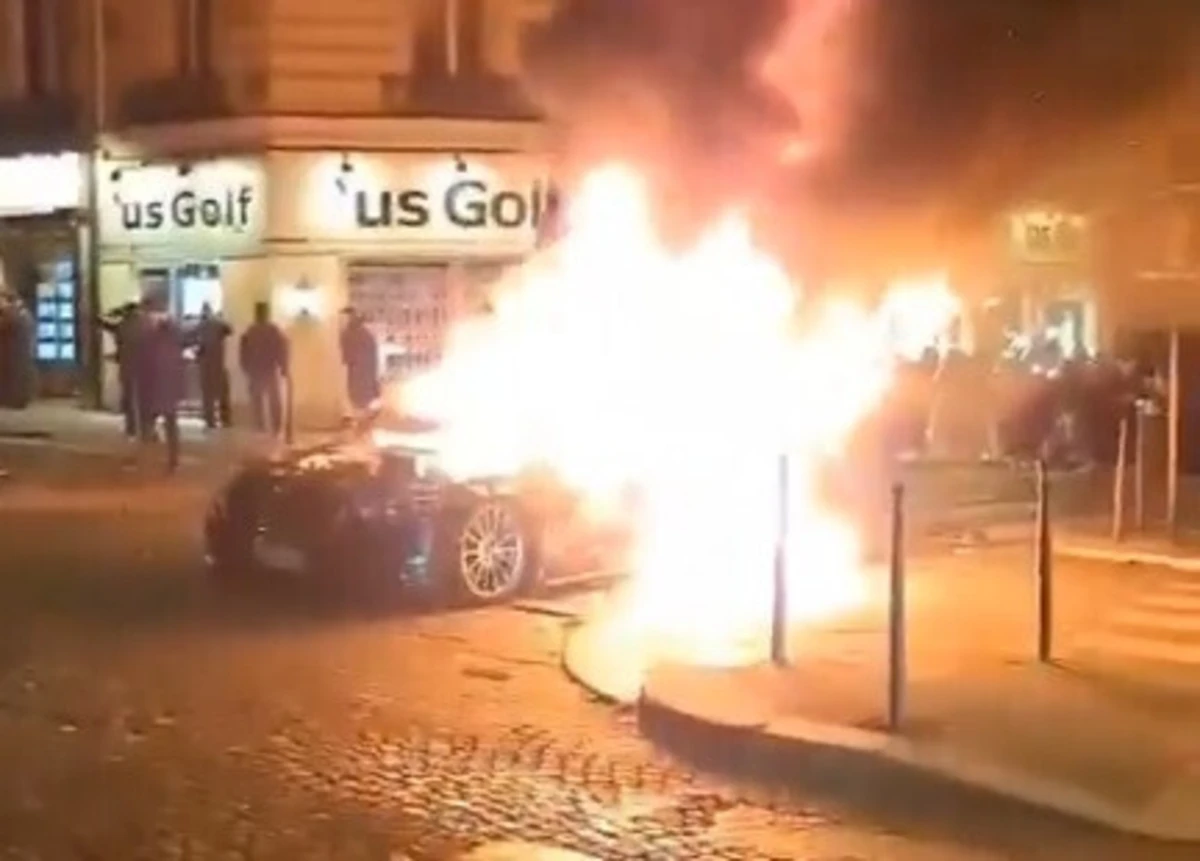 Carro do alegado autor do atropelamento (créditos: X/Reprodução)