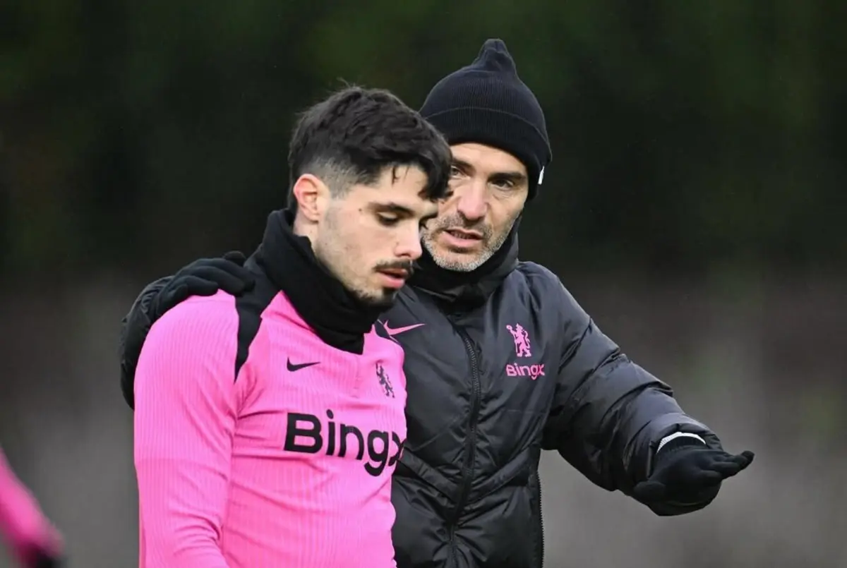 Pedro Neto e Enzo Maresca