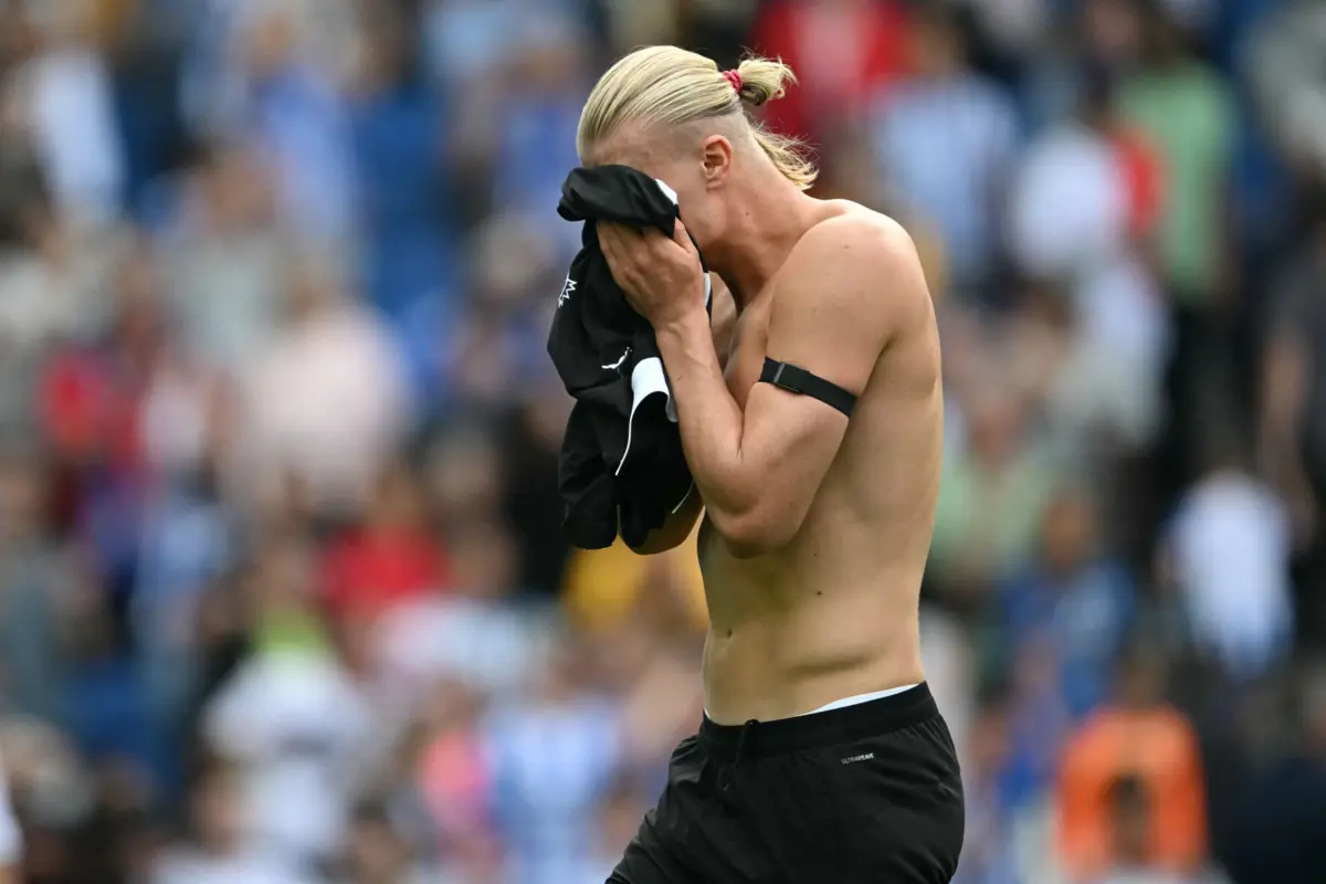 Haaland marcou o golo do City (Créditos: AFP)