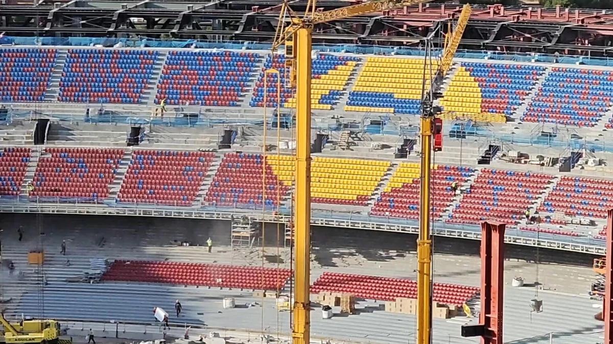 Imagem de contexto do artigo Camp Nou continua a "crescer": veja como está o estádio do Barcelona