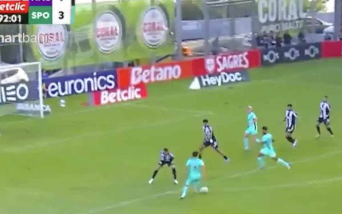 Imagem de contexto do artigo Nacional-Sporting: veja o "hat-trick" de Pedro Gonçalves na Madeira