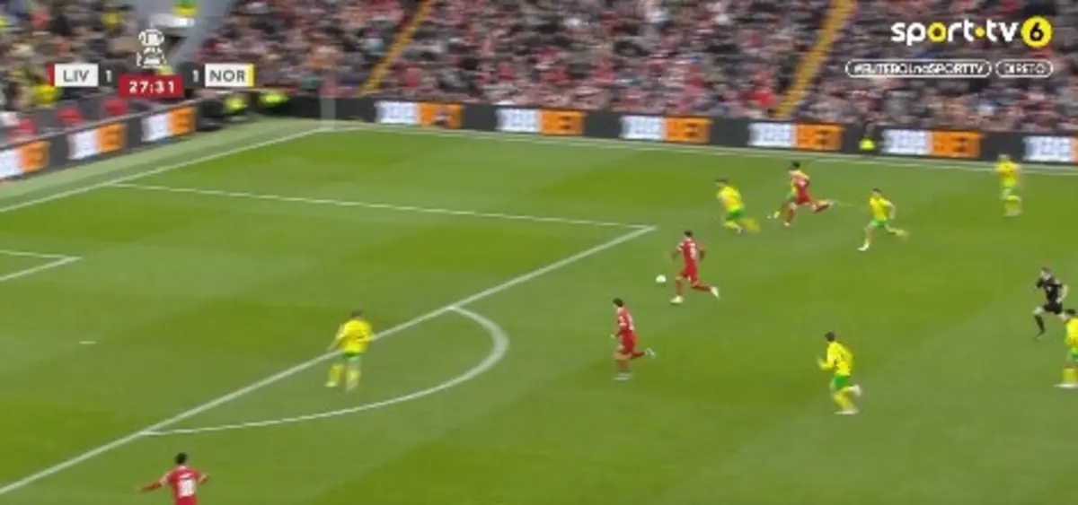 Golo de Darwin (créditos: Sport TV)