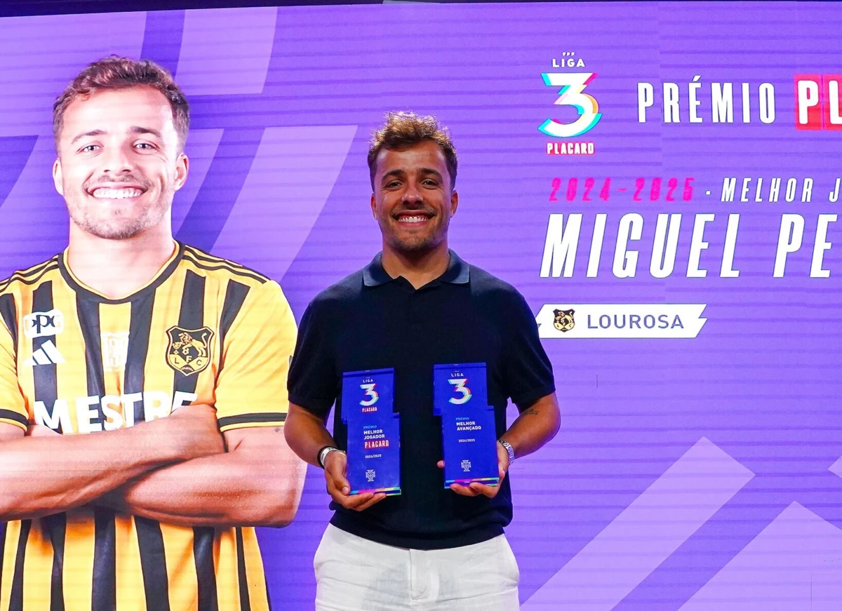 Imagem de contexto do artigo Liga 3: Miguel Pereira considera prémio de melhor jogador o "culminar de anos muito bons"