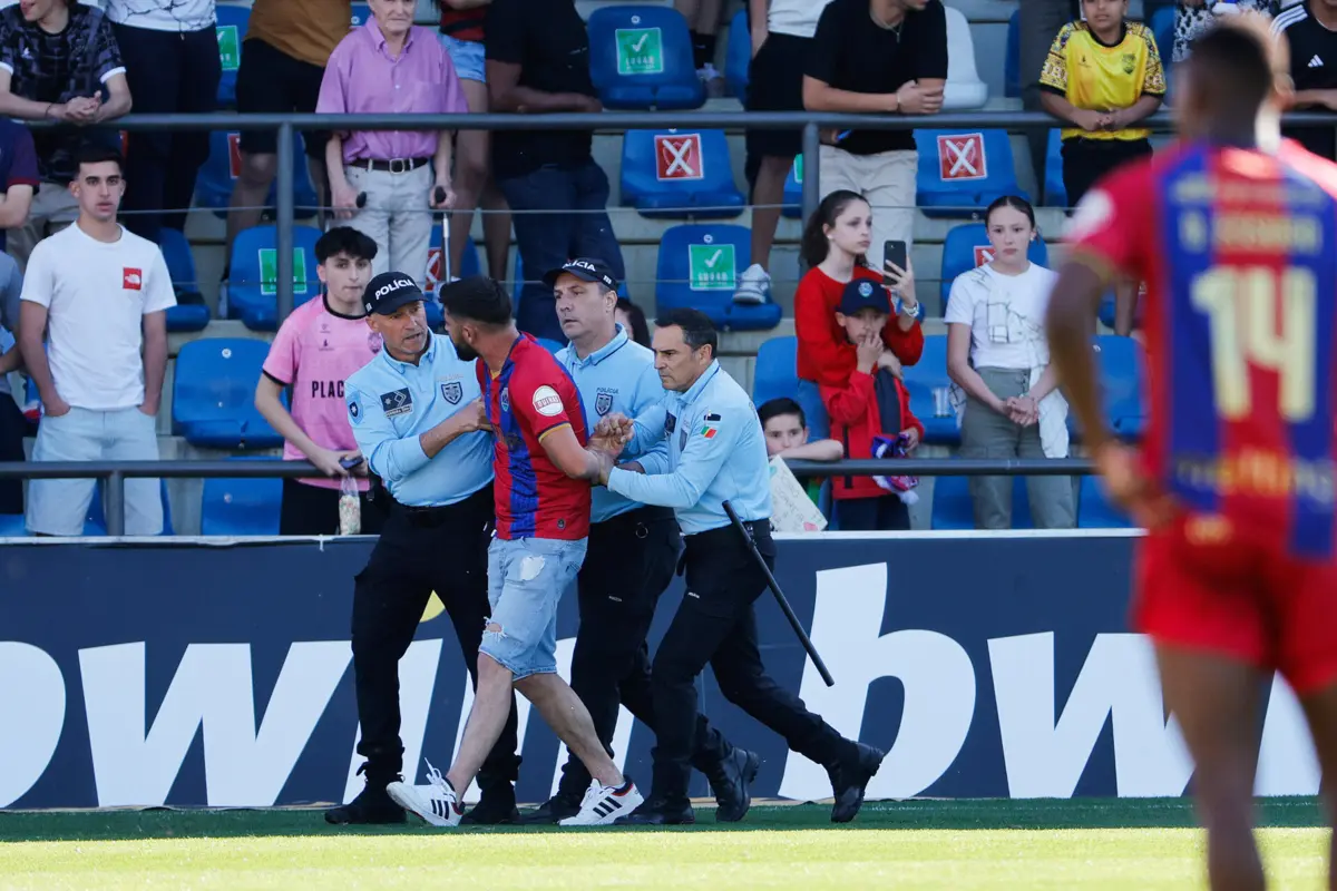 Adepto do Chaves detido (créditos: Lusa)