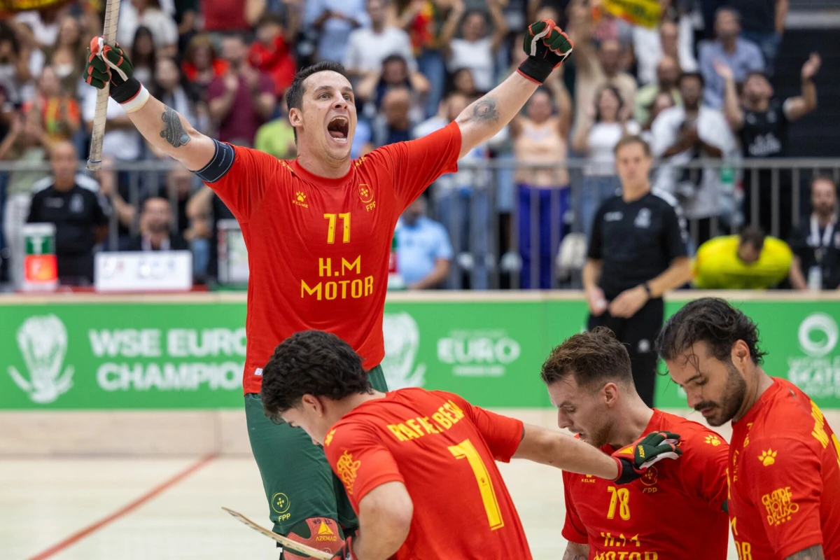 Imagem de contexto do artigo Europeu de hóquei: Portugal bate a Espanha nos penáltis e está na final contra a França