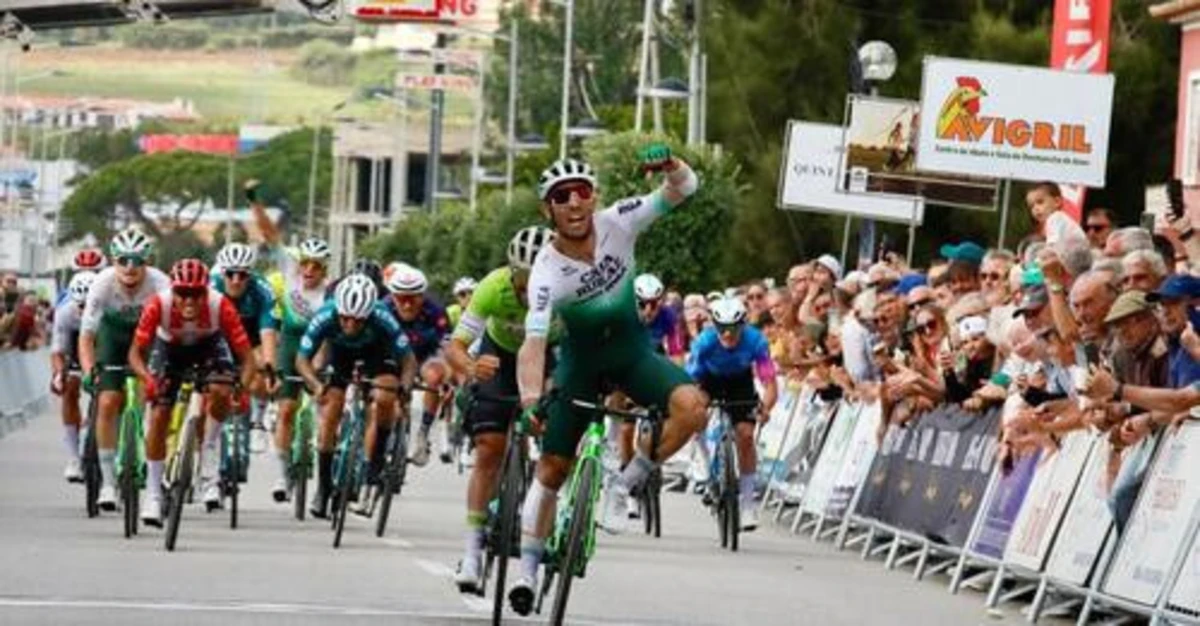David González ganha primeira etapa do Troféu Joaquim Agostinho em que tempos não contaram (créditos: UVP - Federação Portuguesa de Ciclismo)