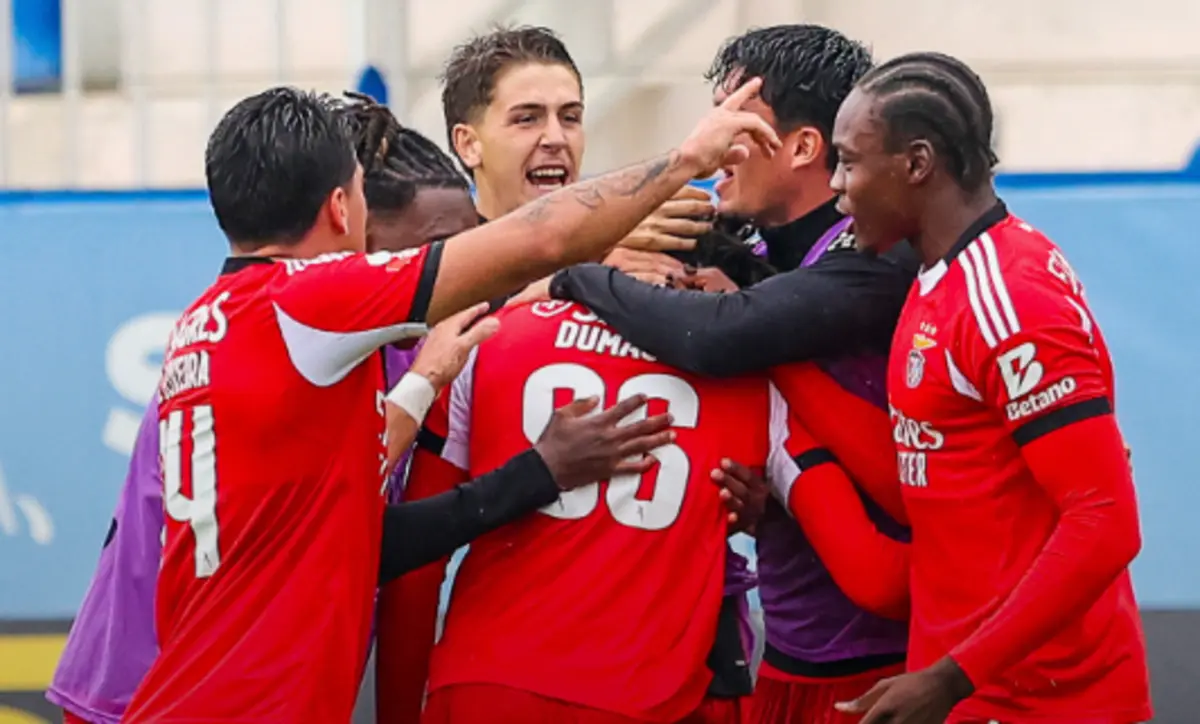 A festa do Benfica B
