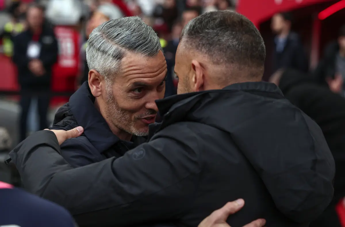 Carlos Vicens com Rui Borges