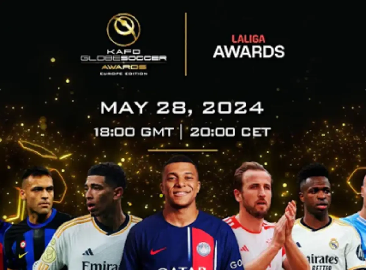 Imagem de contexto do artigo AO VIVO | Globe Soccer Awards não premeiam Bernardo Silva, Sporting, Amorim e João Neves