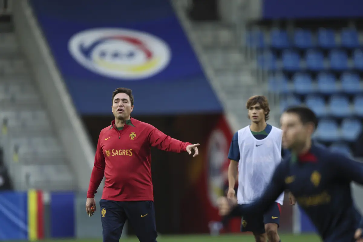 Rui Jorge e Rodrigo Mora (créditos: Hernâni Pereira/FPF)