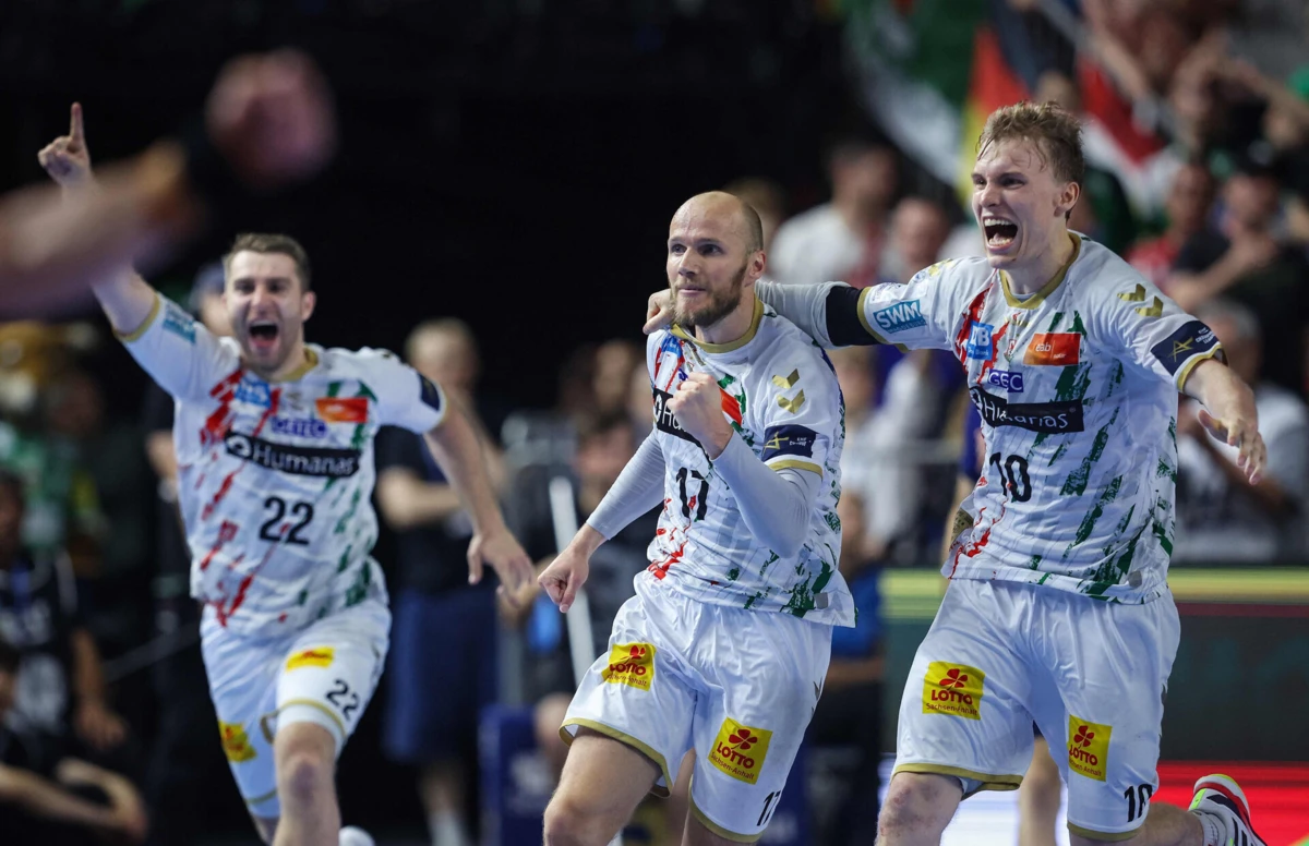 A festa do Magdeburgo (Créditos: AFP)