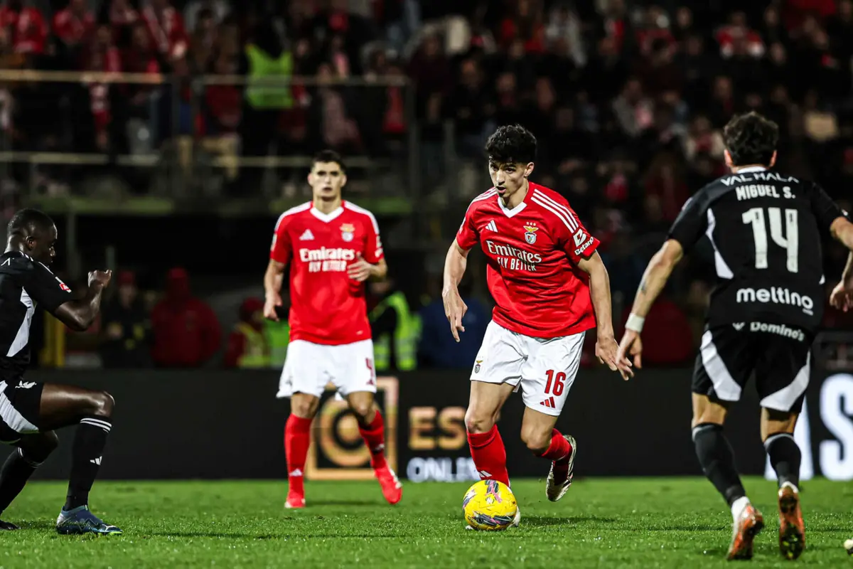 Manu Silva, jogador do Benfica