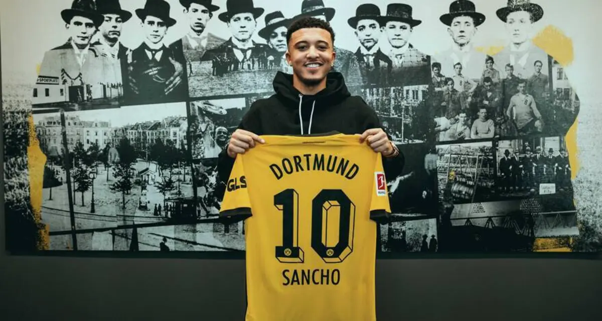 Imagem de contexto do artigo Oficial: Jadon Sancho volta ao Dortmund por empréstimo do Manchester United