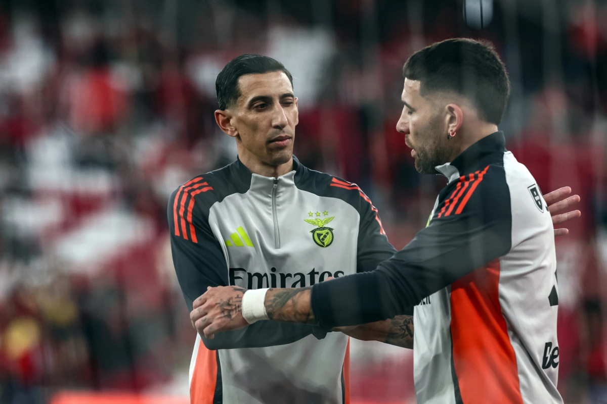 Di María e Otamendi ao serviço do Benfica
