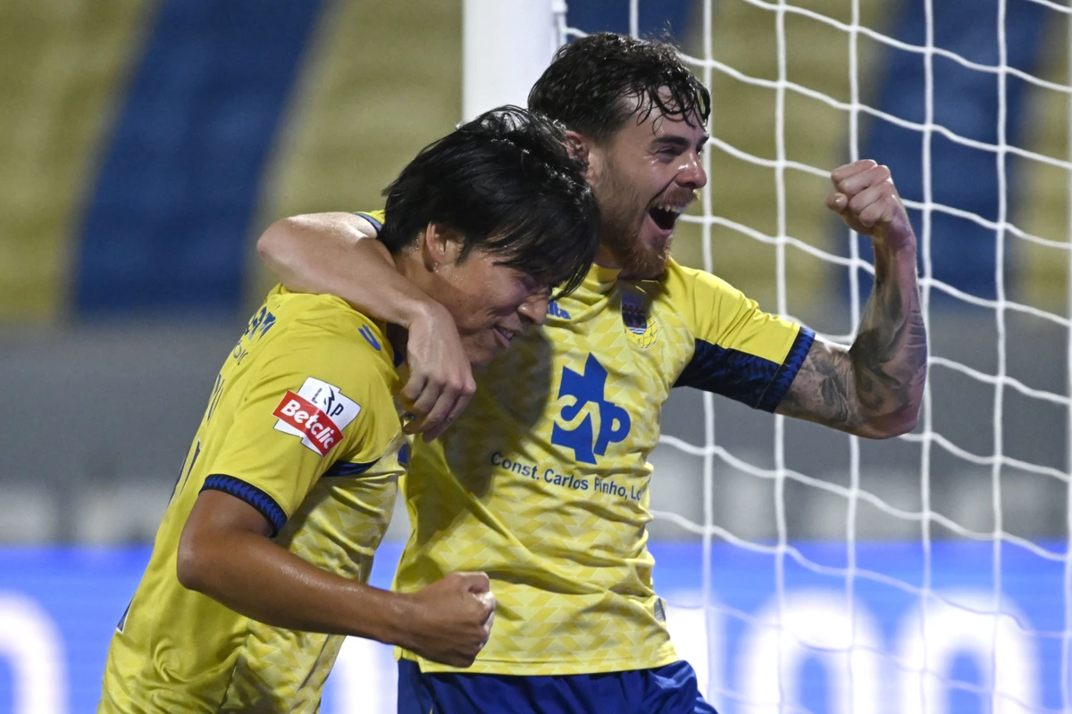 Trezza marcou para o Arouca (Créditos: Lusa)