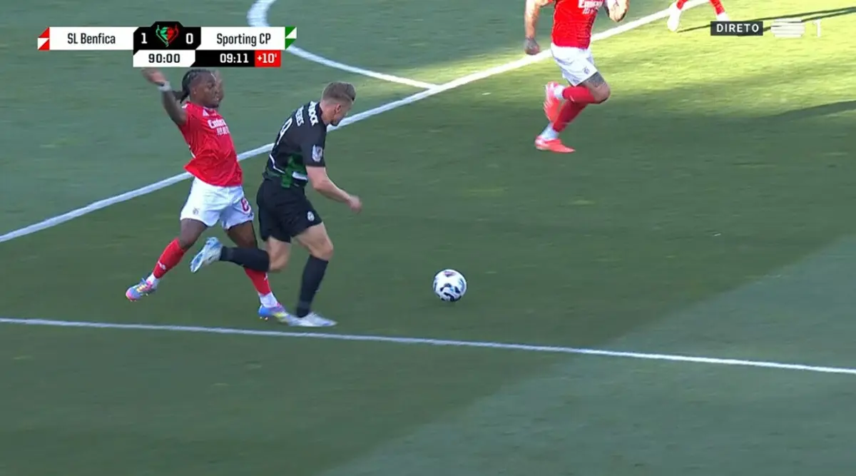 Imagem de contexto do artigo Renato Sanches comete penálti aos 90'+9' e Gyokeres força prolongamento